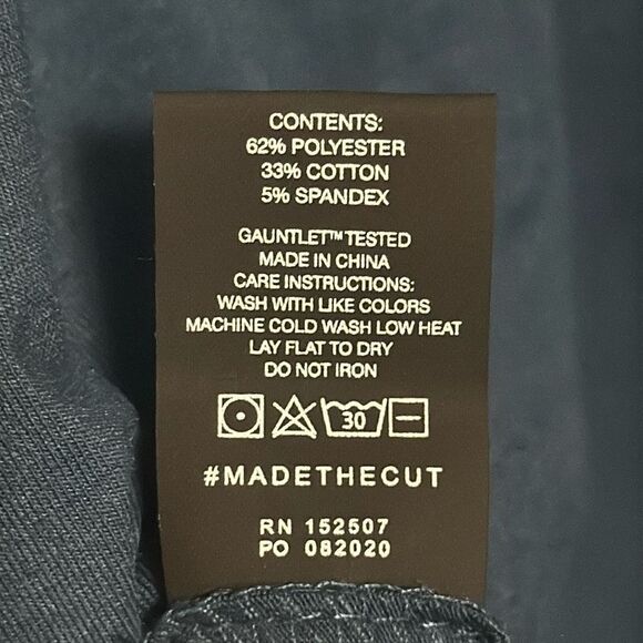 Cuts Clothing Men's Short  Sleeve Curve Hem Crew NeckSignature Fit Tee-XL - Picture 6 of 6